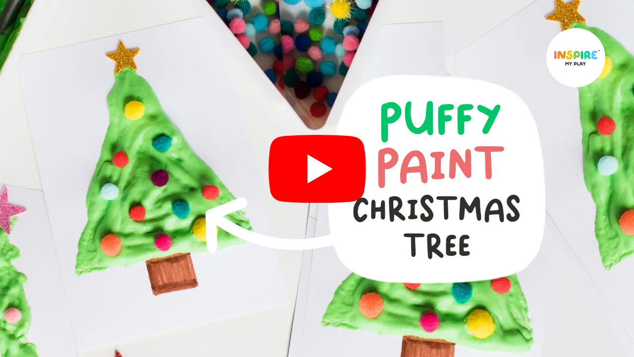 Puffy Paint Christmas Tree