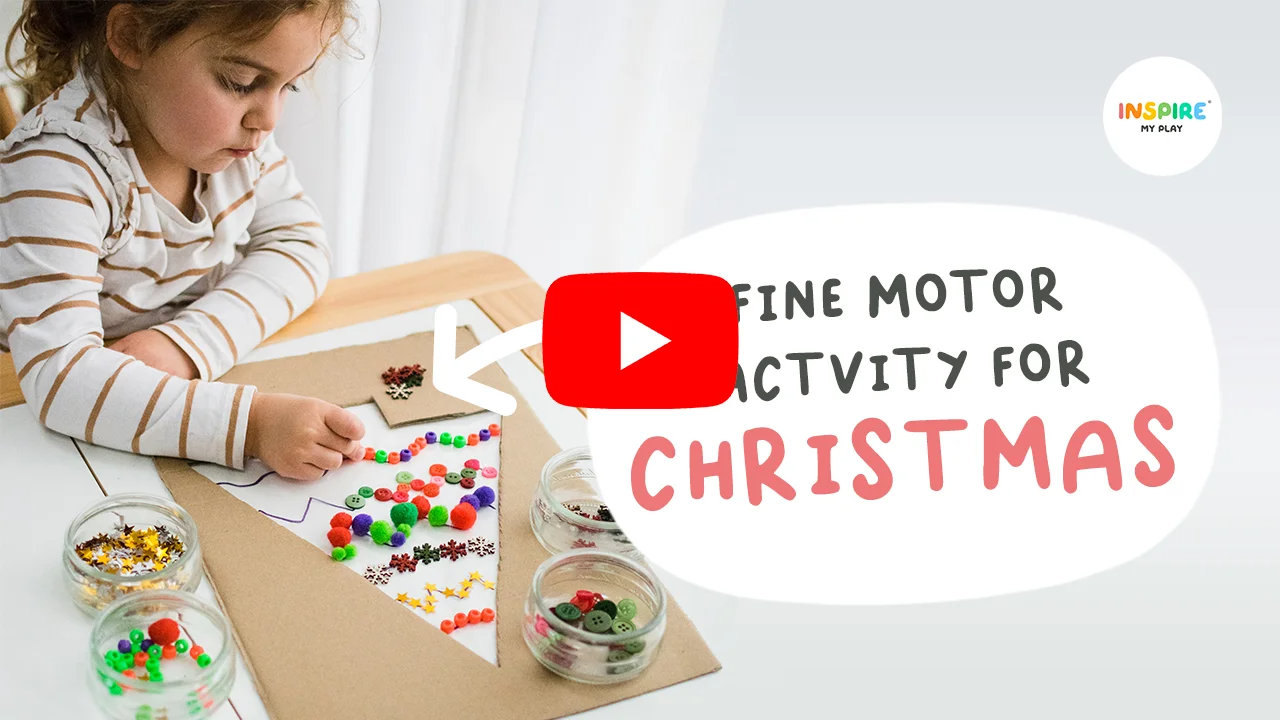 Christmas sticky back plastic activity